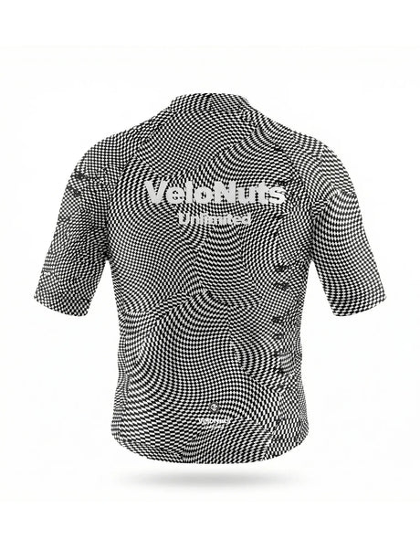 ROCKBROS heren fietsshirt Pixel Riot ademend wielershirt Optical Warp Check