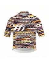 ROCKBROS heren fietsshirt Retro Signal ademend wielershirt Psychedelic Wave