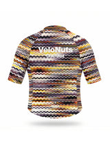 ROCKBROS heren fietsshirt Retro Signal ademend wielershirt Psychedelic Wave