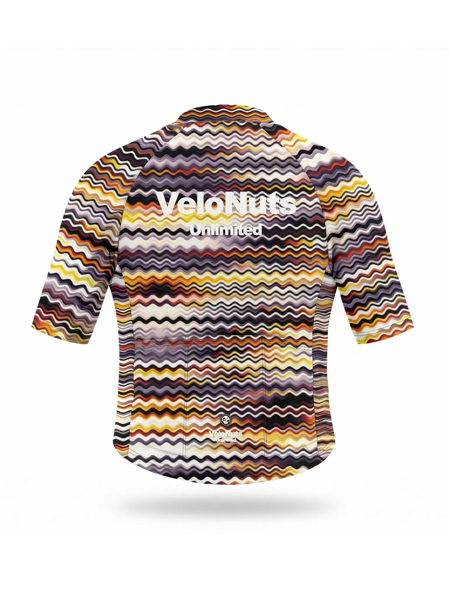 ROCKBROS heren fietsshirt Retro Signal ademend wielershirt Psychedelic Wave