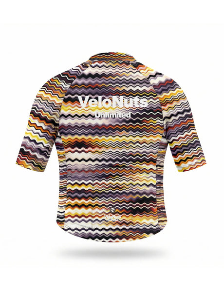 ROCKBROS heren fietsshirt Retro Signal ademend wielershirt Psychedelic Wave