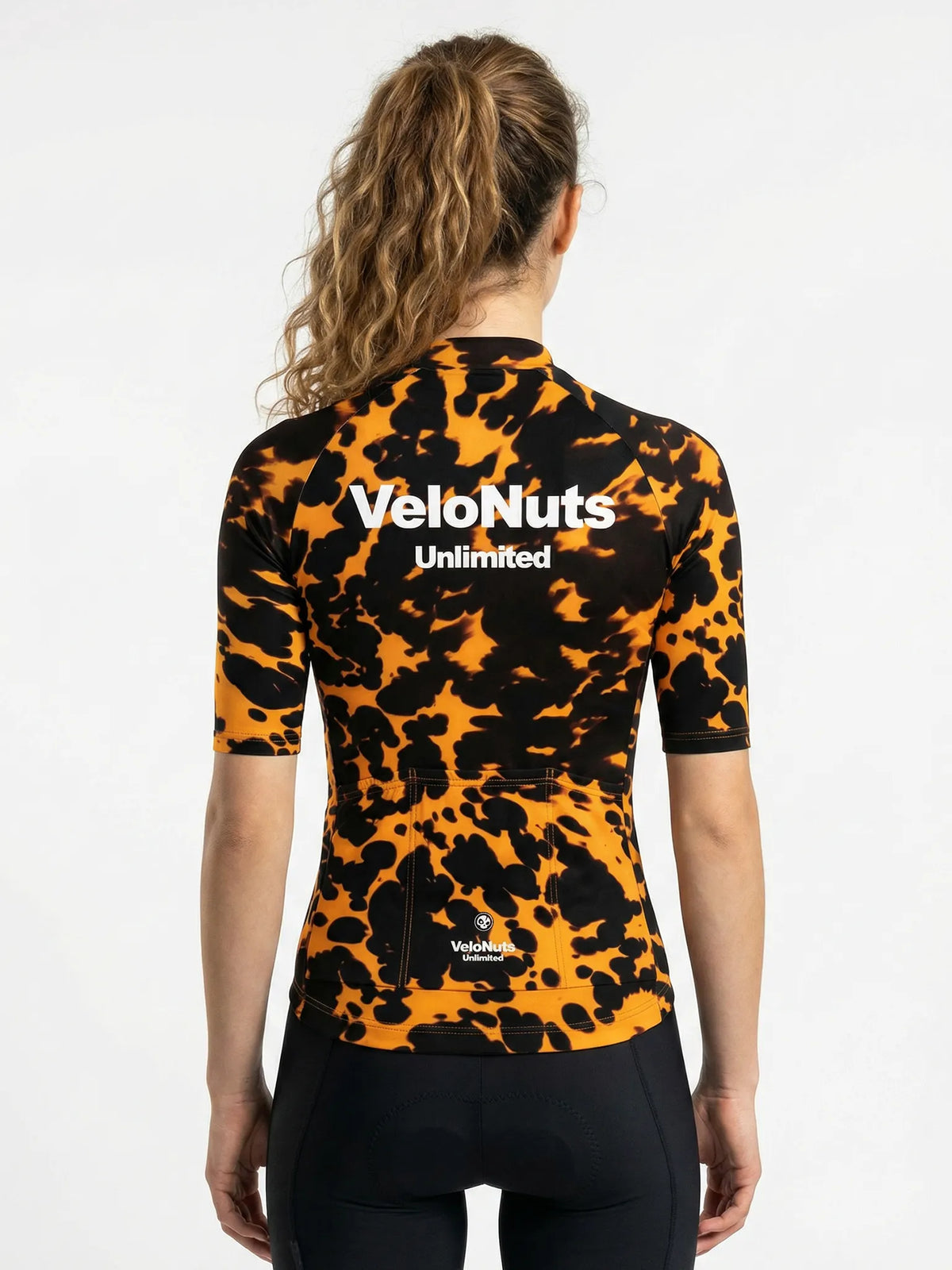 ROCKBROS dames fietsshirt Fur Code ademend wielershirt Amber Tortoise