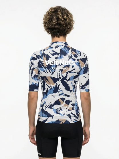 ROCKBROS dames fietsshirt Urban Camo ademend wielershirt Brush Leaf Camo