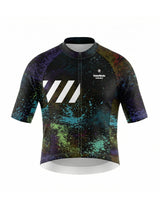 ROCKBROS dames fietsshirt Ink Burst ademend wielershirt Cosmic Spray