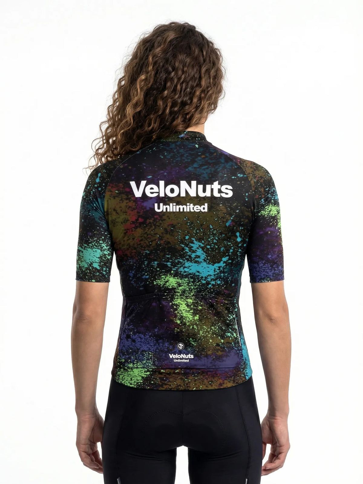 ROCKBROS dames fietsshirt Ink Burst ademend wielershirt Cosmic Spray