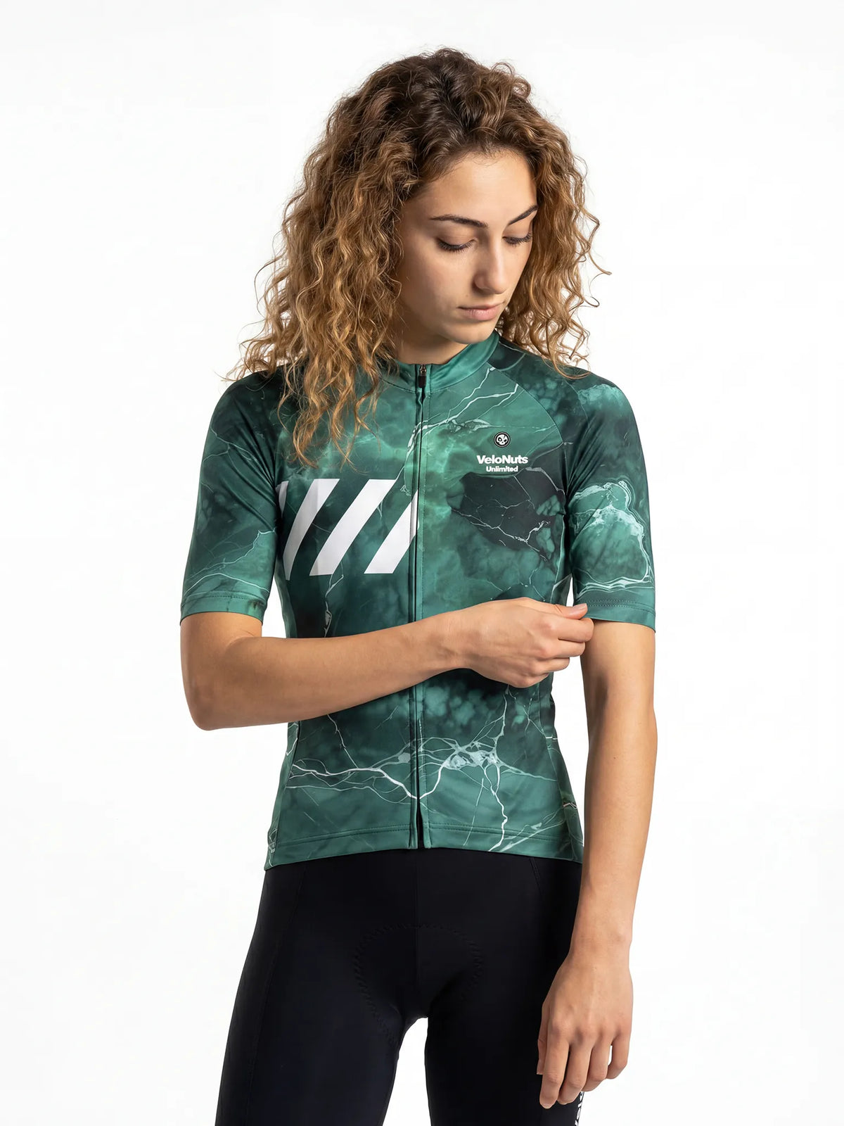 ROCKBROS dames fietsshirt Liquid Terrain ademend wielershirt Emerald Vein