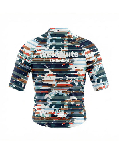 ROCKBROS dames fietsshirt Urban Camo ademend wielershirt Fragment Camo