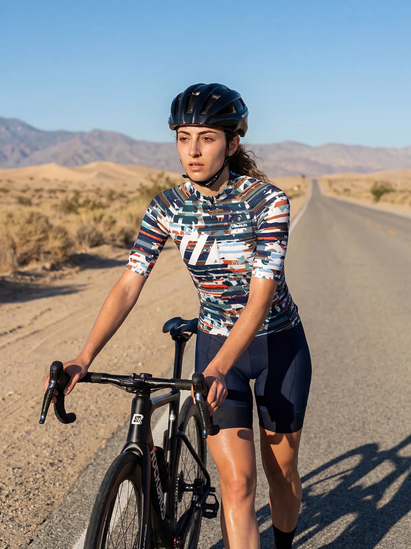 ROCKBROS dames fietsshirt Urban Camo ademend wielershirt Fragment Camo