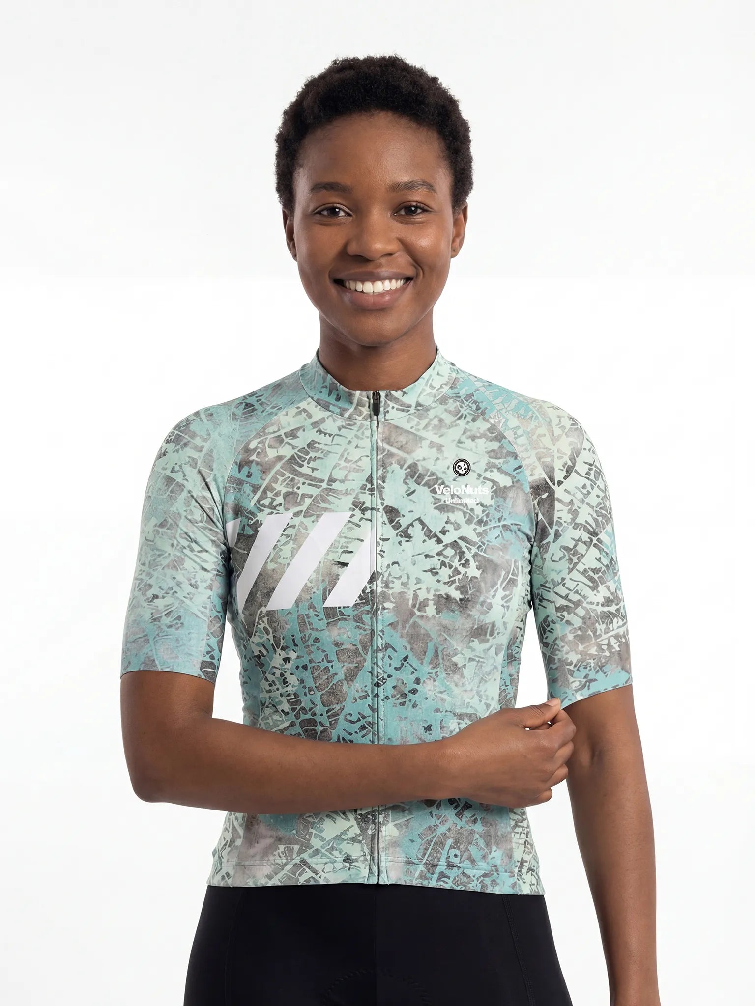ROCKBROS dames fietsshirt Urban Camo ademend wielershirt Frost Scratch Camo