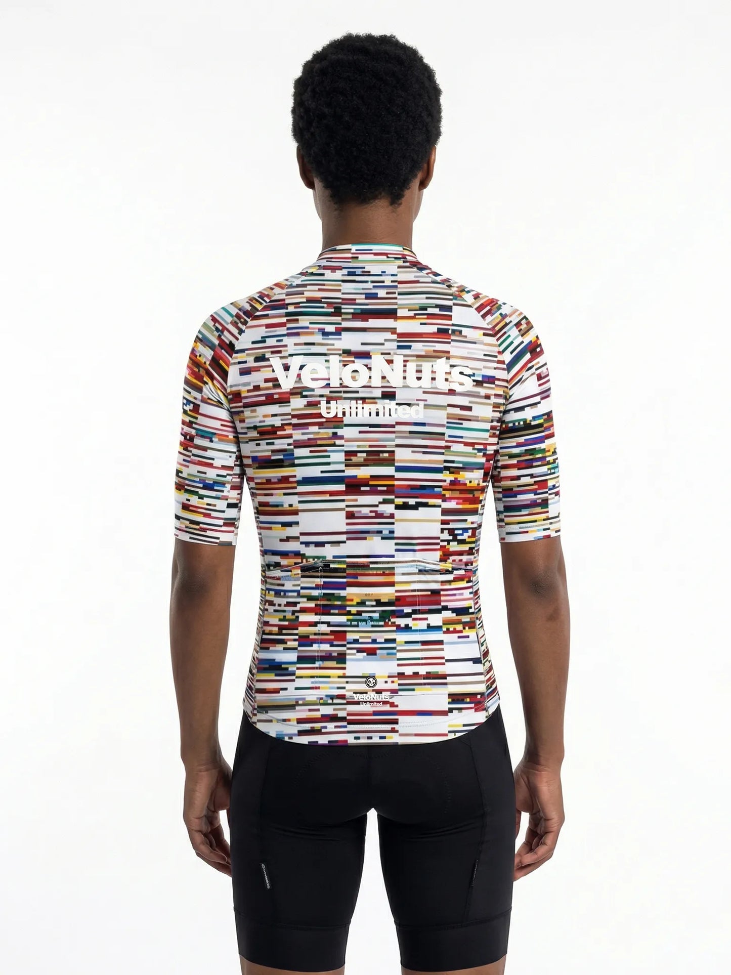 ROCKBROS dames fietsshirt Pixel Riot ademend wielershirt Glitch Scan