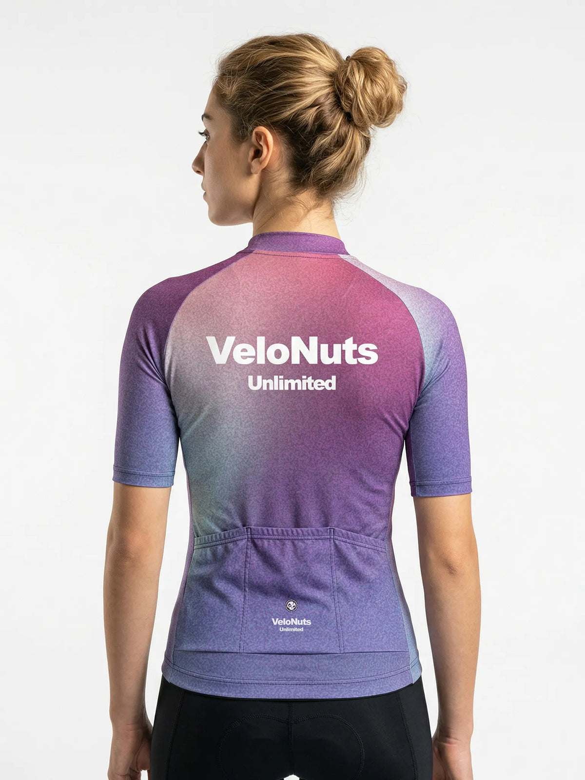 ROCKBROS dames fietsshirt Aura Fade ademend wielershirt Lavender Mist