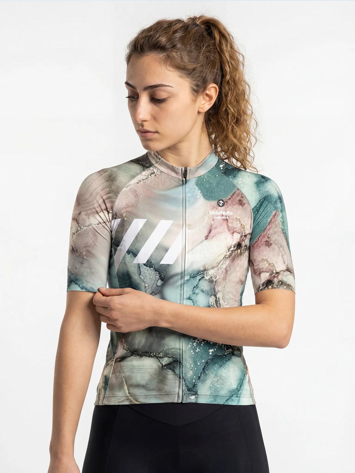 ROCKBROS dames fietsshirt Liquid Terrain ademend wielershirt Mineral Vein