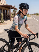ROCKBROS dames fietsshirt Liquid Terrain ademend wielershirt Mineral Vein