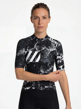 ROCKBROS dames fietsshirt Liquid Terrain ademend wielershirt Noir Marble