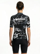 ROCKBROS dames fietsshirt Liquid Terrain ademend wielershirt Noir Marble