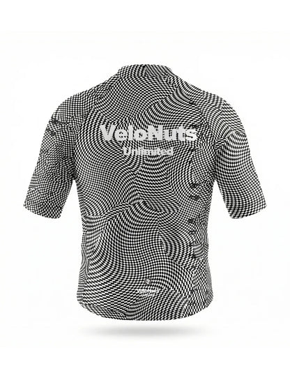 ROCKBROS dames fietsshirt Wild Garden ademend wielershirt Optical Warp Check