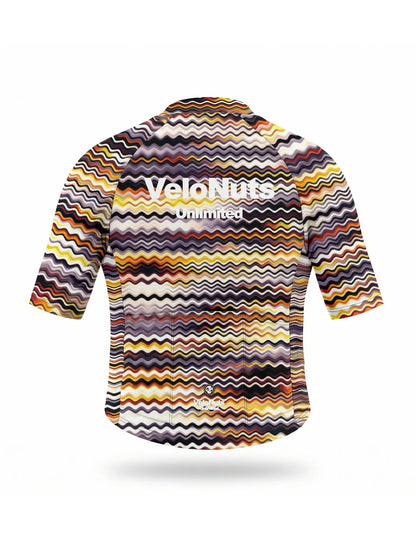 ROCKBROS dames fietsshirt Retro Signal ademend wielershirt Psychedelic Wave