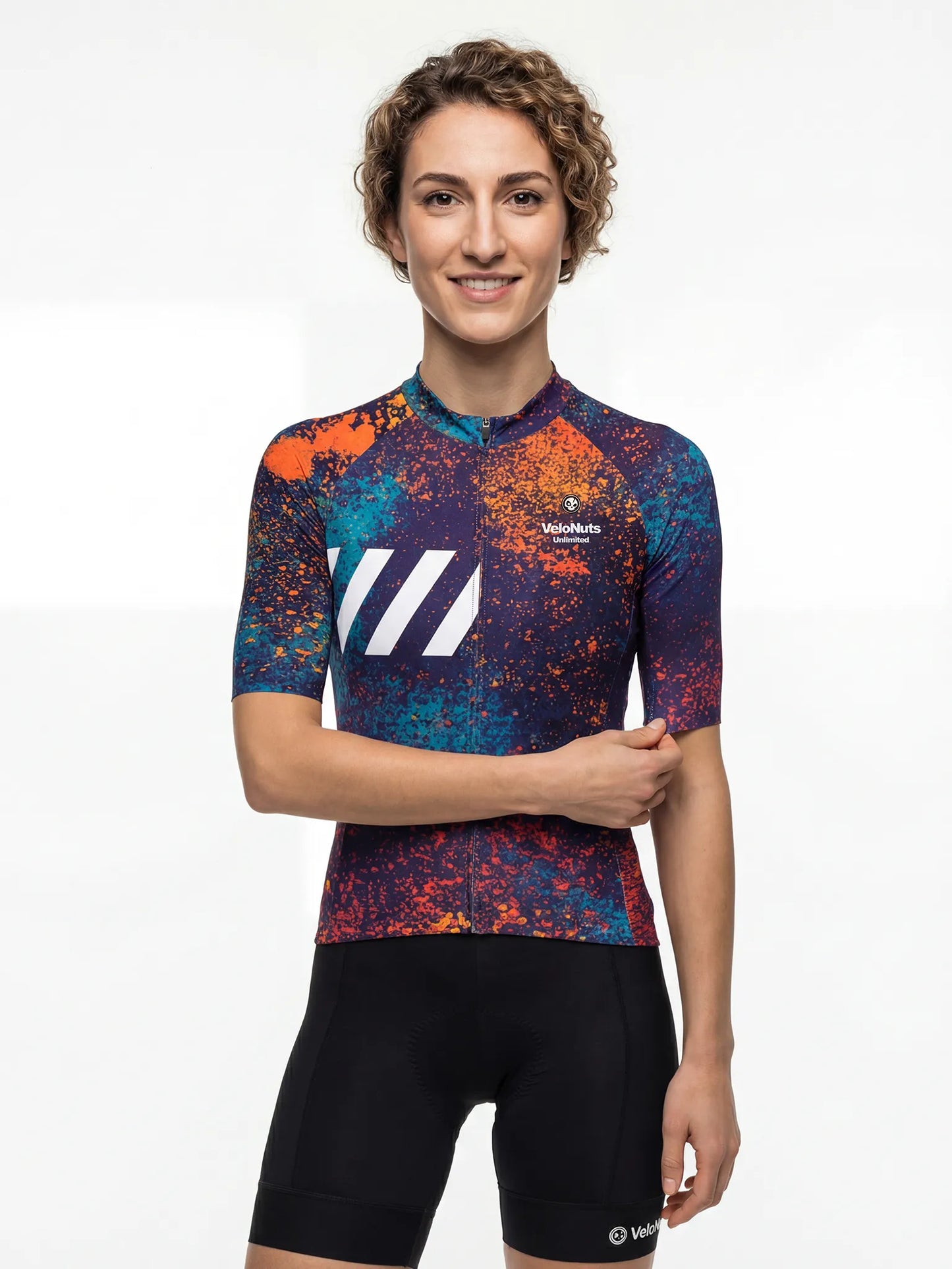 ROCKBROS dames fietsshirt Ink Burst ademend wielershirt Solar Spray