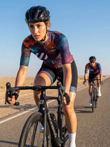 ROCKBROS dames fietsshirt Ink Burst ademend wielershirt Solar Spray