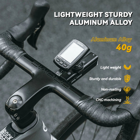 Aero aluminium out-front fietscomputerhouder