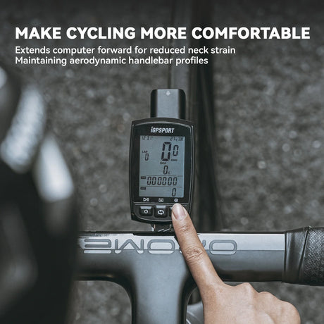 Aero aluminium out-front fietscomputerhouder