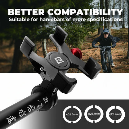 ROCKBROS aluminium telefoonhouder voor fiets voor smartphones van 4,7 tot 7,1 inch#type_stuurpenbevestiging