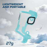 ROCKBROS lichte aluminium bidonhouder met stevige grip#Lichtblauw