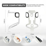 ROCKBROS lichte aluminium bidonhouder met stevige grip#Wit