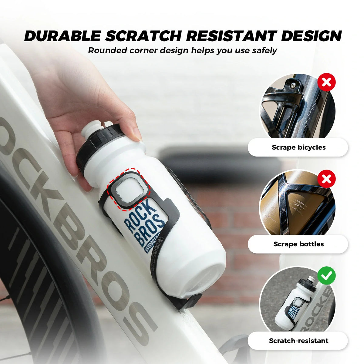 ROCKBROS lichte aluminium bidonhouder met stevige grip