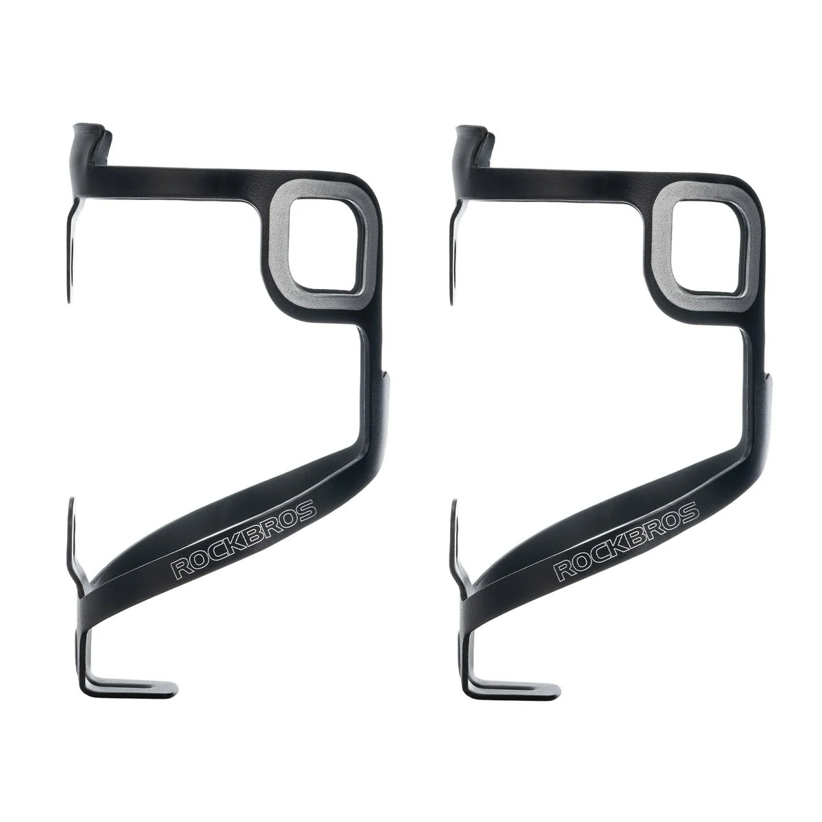 ROCKBROS lichte aluminium bidonhouder met stevige grip#Zwart