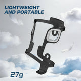 ROCKBROS lichte aluminium bidonhouder met stevige grip#Zwart