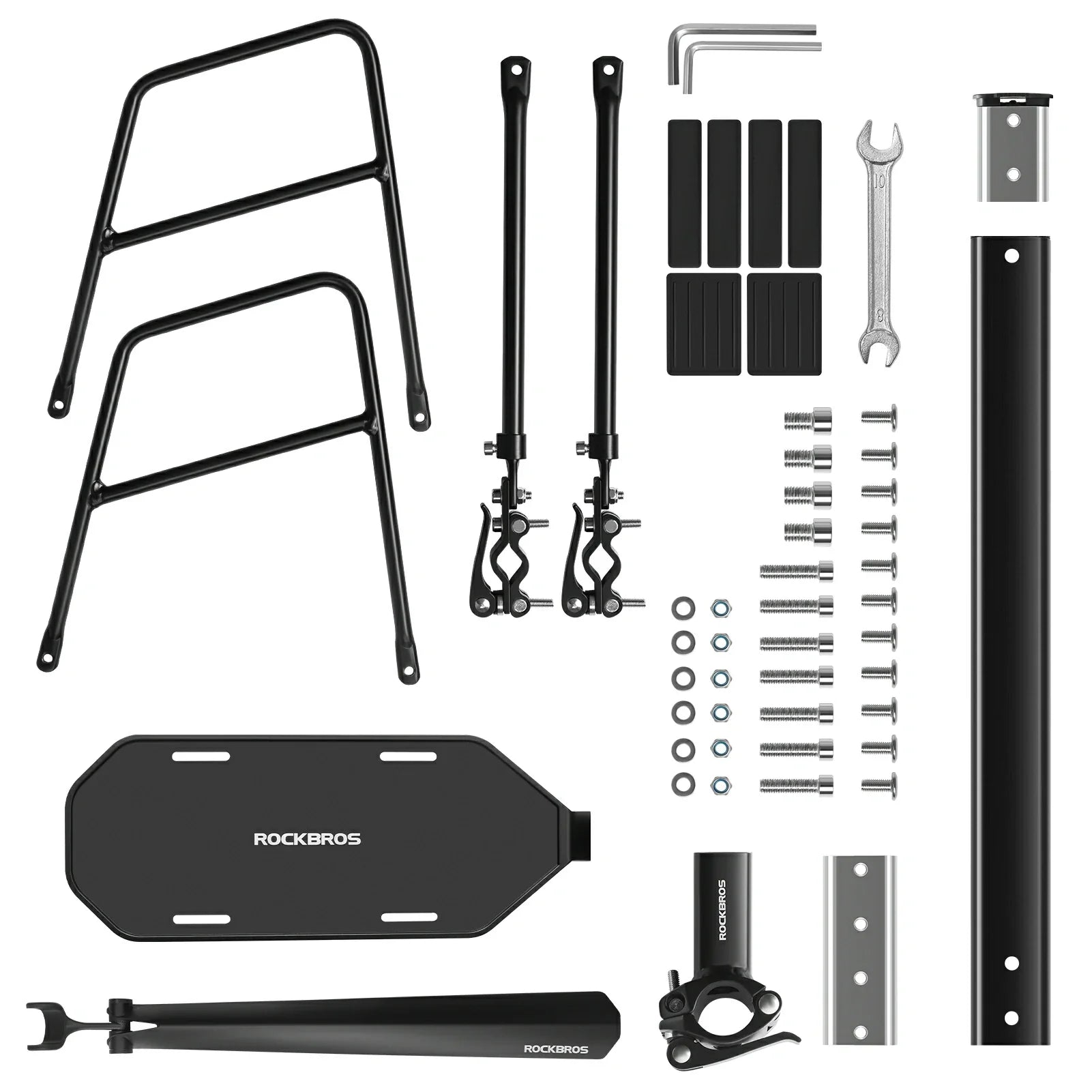 Aluminium Rear Bike Rack With Mudguard