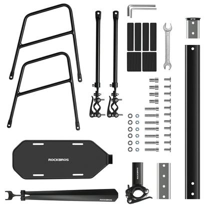Aluminium Rear Bike Rack With Mudguard