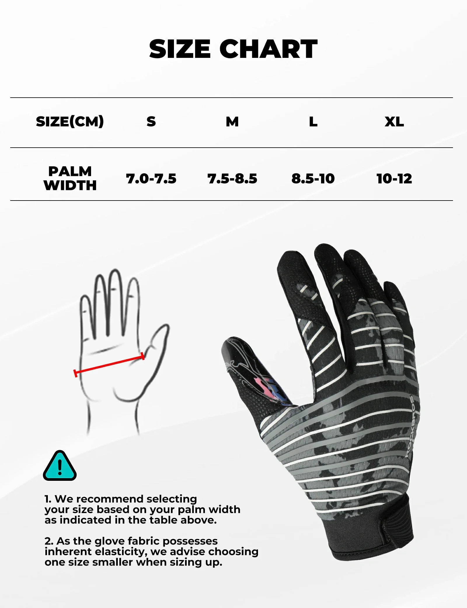 ROCKBROS american football gloves high grip for adults