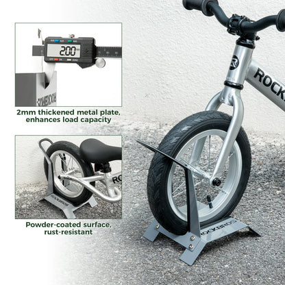 ROCKBROS Balance Bike Parking Rack L-Shaped for 12-inch Wheels
#Color_Grey