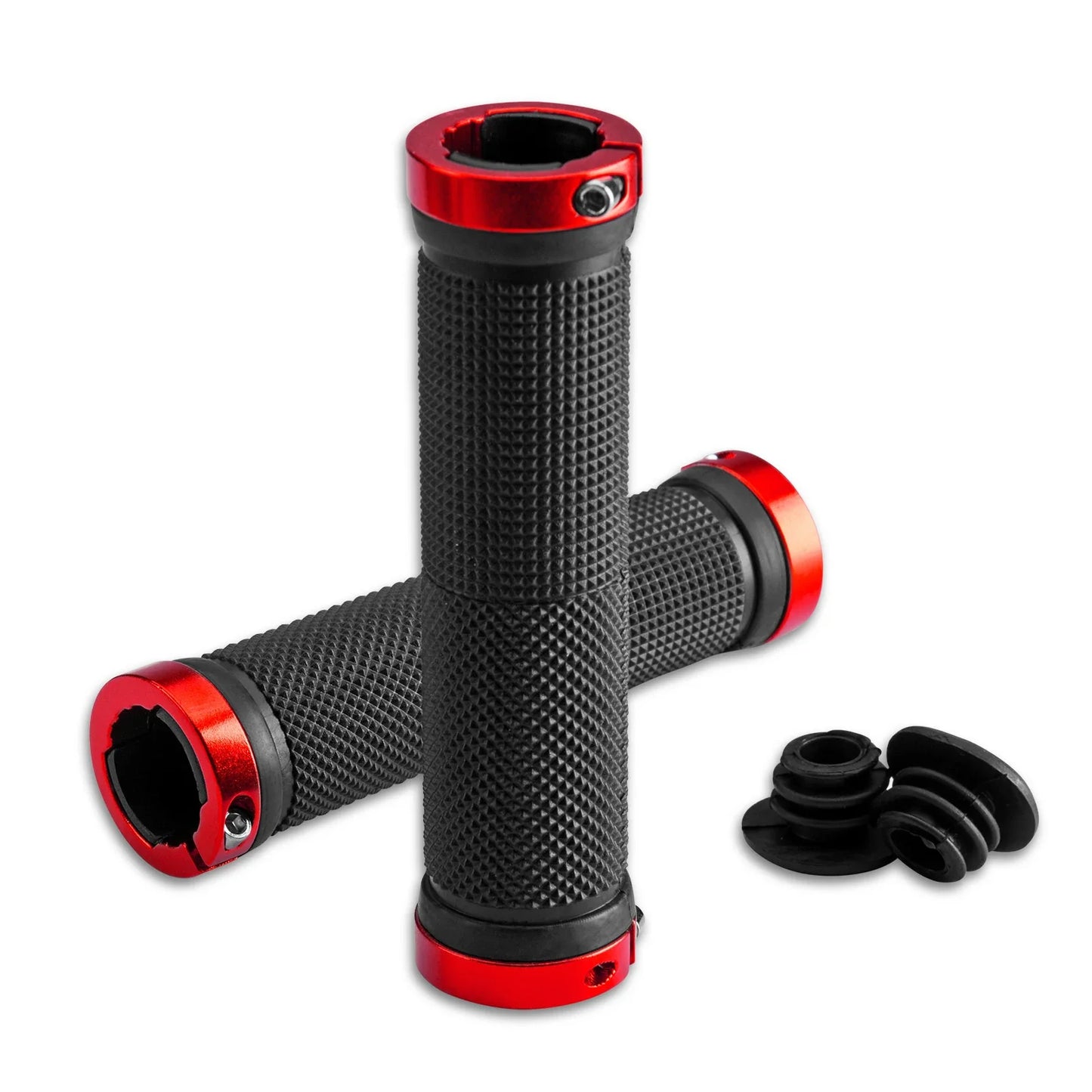 ROCKBROS bicycle grips non-slip lock-on grip 22mm
#Color_Red