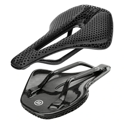 Comfortable soft 3D printed bicycle saddle for long rides