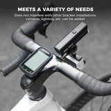 Lichte aluminium fietscomputerhouder met trackerhouder