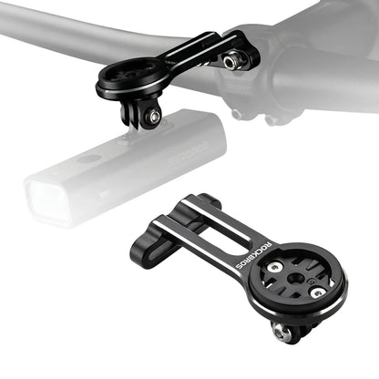 Lightweight aluminium bike computer mount for Garmin and Bryton