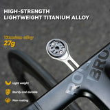 Ultralichte titanium fietscomputerhouder 27 g