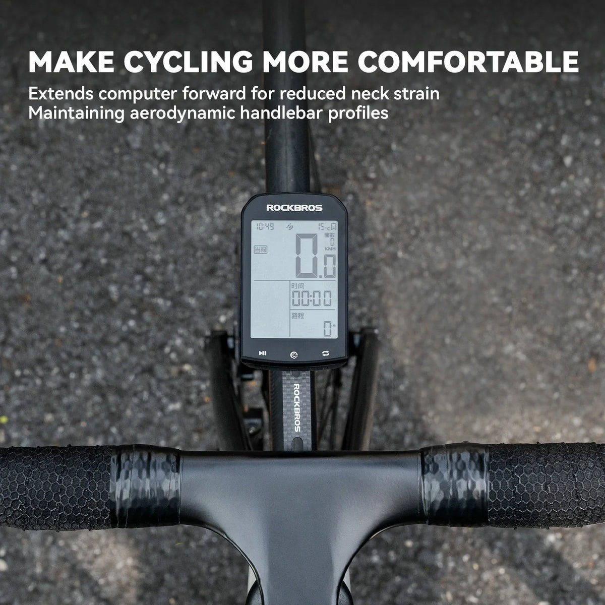 Ultralichte titanium fietscomputerhouder 27 g