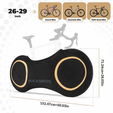 Elastische stof- en vuilwerende fietshoes