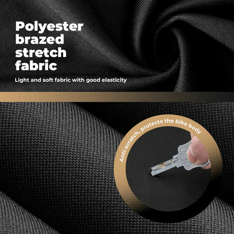 Elastische stof- en vuilwerende fietshoes