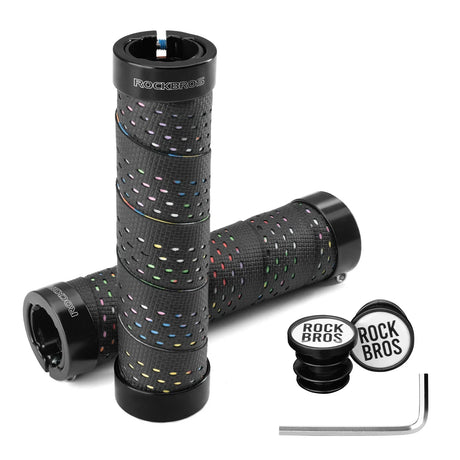 Fietshandvatten met dubbele lock-on en antislip
