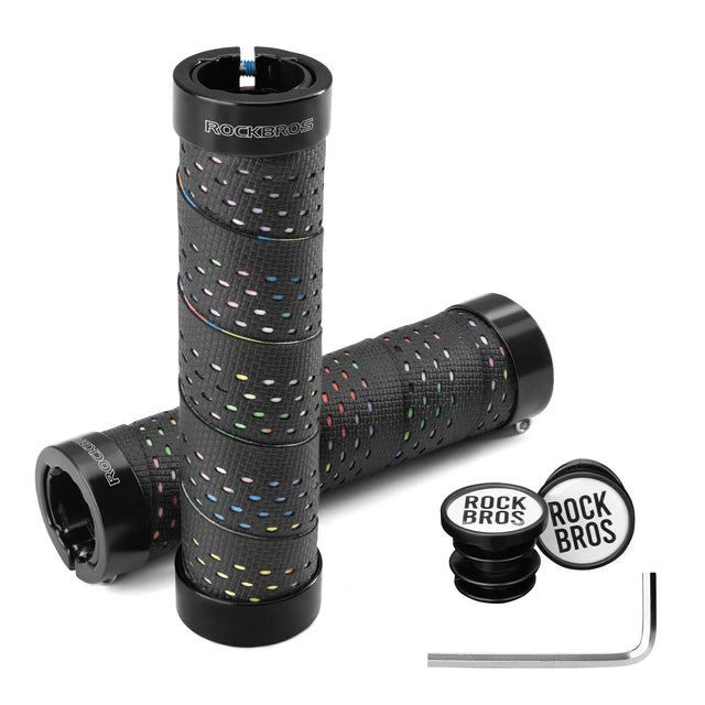 Fietshandvatten met dubbele lock-on en antislip
