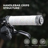 Fietshandvatten met dubbele lock-on en antislip