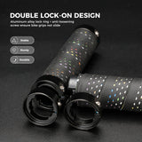 Fietshandvatten met dubbele lock-on en antislip