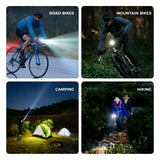 ROCKBROS road to sky fietskoplamp tot 1500 lumen#maat_1500ml