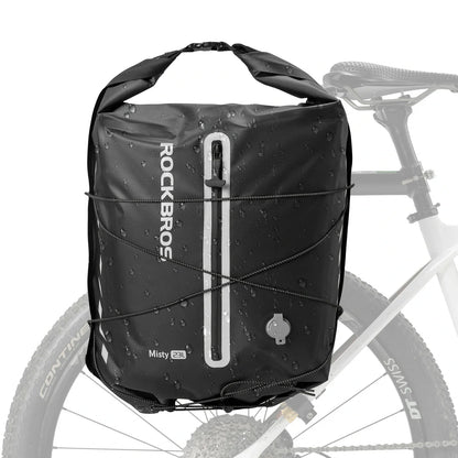 ROCKBROS bike pannier bag 100 waterproof vacuum compression 23l