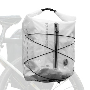 waterafstotende fietstas 23 L met compressievak